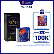 Combo 1 Hộp Bao Cao Su LifeStyles SKYN Elite Non