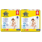 Combo 2 Tã quần UniDry Siêu khô thoáng gói Jumbo mới size L