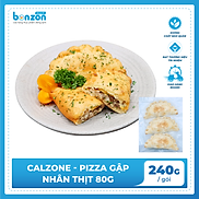 Calzone Pizza Gập Nhân Thịt 240gr