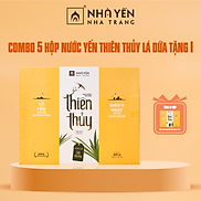 COMBO 5 hộp Tổ yến chưng đường phèn Thiên Thủy - Vị lá dứa