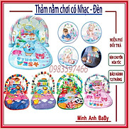 THẢM NẰM CHƠI PHÁT NHẠC PIANO CÓ ĐỒ CHƠI HÌNH KHỈ