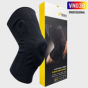 Băng Bảo Vệ Khớp Gối 360o Glofit VN030 - Full Black Compression Knee Brace