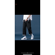 Quần jean Baggy nam chất bò ống rộng đen PT FASHION QJ02