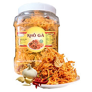 KHÔ GÀ BƠ TỎI GÀ CHÀ BÔNG CAY TÂN LỘC PHÁT - HŨ 500G