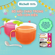 Bộ nấu cháo trong nồi cơm điện Richell