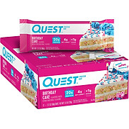 Bánh dinh dưỡng QUEST Protein Bar hộp 12 thanh đủ vị Made in USA