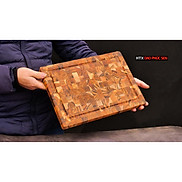 Thớt Gỗ Teak Cao Cấp - Cắt Thái, Trang Trí - 35x25x2,5cm