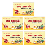 Bộ 5 Hộp Thực Phẩm Chức Năng Nanocurcumin Tam Thất Xạ Đen Học Viện Quân Y