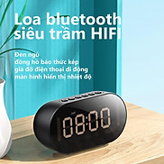Loa bluetooth MW36 có đèn LED hiển thị đồng hồ báo thức + chức năng đèn