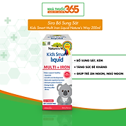 Siro Uống Nature s Way Kids Smart Liquid Multi + Iron Hỗ Trợ Nâng Cao Sức