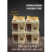 Bộ 4 gói bún gạo lứt Jimmy - Bún ngon thượng hạng