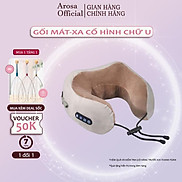 Gối Matxa Cổ Vai Gáy Chữ U, Gối Mát Xa Hồng Ngoai, Massage Giảm Đau Nhức