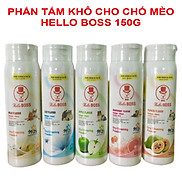 Phấn Tắm Khô Cho Chó Mèo Nhiều Mùi Hello Boss 150g