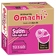 Thùng 30 Gói Mì Omachi Sườn Hầm Ngũ Quả 80gr Gói