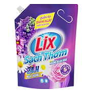 Túi Nước giặt Lix Sạch Thơm hương ngàn hoa 2.6Kg N7402