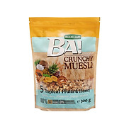 Ngũ Cốc BAKALLAND Muesli 5 loại trái cây nhiệt đới và mật ong 300g