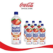 Nước Uống Sữa Trái Cây Nutri Boost Hương Dâu Chai 1L