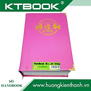 SỔ GHI CHÉP BÌA DA KTBOOK HANDBOOK CAO CẤP 1500 trang size 16 x 24 cm ruột