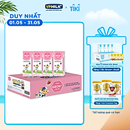 Sữa Tiệt Trùng Có Đường VPMilk Grow+ Vị Dâu Hộp 180ml Thùng 48 Hộp