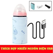 Túi thông minh, hâm, ủ, giữ nhiệt bình sữa luôn 40 độ cắm dây bằng USB máy