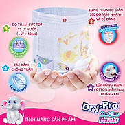 Tã bỉm quần Dry-Pro siêu thấm hút nhập khẩu Malaysia size XL44