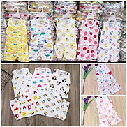 Set 5 bộ cotton giấy ba lỗ cho bé