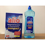 Combo Muối làm mềm nước Alio 2kg+ Nước làm bóng Alio 1000ml