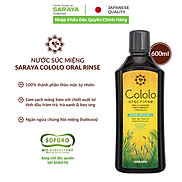 Nước súc miệng Saraya Cololo Oral Rinse, chiết xuất từ tinh dầu tràm trà