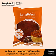 Trân Châu Konjac Đường Nâu - LongBeach Brown Sugar Konjac Pearls 800 g