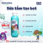 Sữa Tắm Tạo Bọt BIMUNICA Fantomiki Cho Bé từ 3 Tuổi - 250ml Không Cay Mắt