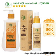 Bộ đánh bay thâm rạn, dưỡng trắng toàn thân Wonmom  1 Dầu rạn + 1 Kem sữa