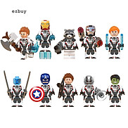 10 mô hình hoạt hình nhân vật phim Avengers 2 inch bằng PVC