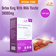 Viên uống thải độc gan hàm lượng cao Aussia Detox King With Milk Thistle