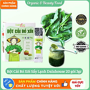 Bột Cải Bó Xôi Hữu Cơ Sấy Lạnh Nguyên Chất Dalahouse - Hộp 20 gói 3gr