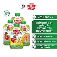 Trái Cây Xay Nhuyễn Nguyên Chất Andros Fruit Me Up - Hỗn hợp 4 vị