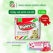 Combo 5 lốc Giấy vệ sinh cuộn nhỏ có lõi cao cấp, mềm mịn