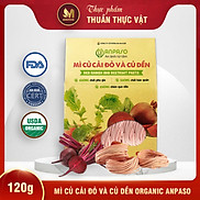 Mì Rau Củ Củ Cải Đỏ Và Củ Dền Organic Anpaso 120g 300g - Cung Cấp Nhiều