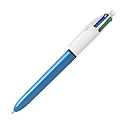 Bút bi 4 màu mực siêu nhiều BIC 4-Color Retractable Ballpoint Pen