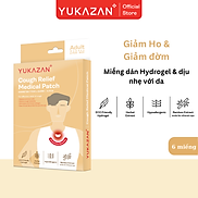 Miếng Dán Giảm Ho Yukazan Cho Người Lớn - Hộp 6 Miếng Giảm ho - Giảm đờm