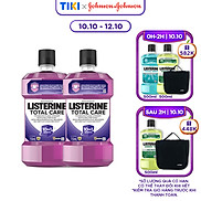 Combo 2 Nước súc miệng chăm sóc toàn diện Listerine Total Care Mouthwash