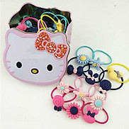 Hộp chun buộc tóc Hello Kitty siêu xinh