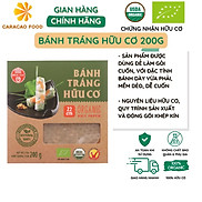 Bánh tráng hữu cơ 200g, bánh tráng Bích Chi hữu cơ