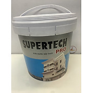 Sơn Nước Toa Supertech nội thất màu xám 8323 _5L