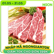 Chỉ bán HCM - Sườn bò Mỹ Không Xương - US Beef Short Rib Boneless - 500gram