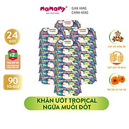 Khăn ướt Mamamy Tropical Premium tinh dầu cúc vạn thọ không mùi