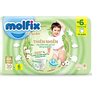 Tã bỉm quần Molfix Thiên nhiên Ultra XXL30 15kg - 25kg - Gói 30 miếng