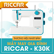 Máy may gia đình RICCAR K30K - Màu xanh sang trọng - Hàng Chính Hãng