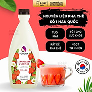 Mứt Dâu Tây Pomona Strawberry Smoothie Pha Chế Hàn Quốc Chai 2kg