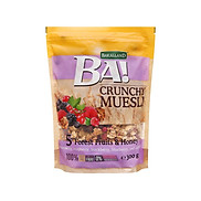 Ngũ Cốc BAKALLAND Muesli Chery,dâu rừng,mân xôi,việt quất