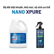 DUNG DỊCH NANO SILVER 35PPM NANO XPURE 4L+CHAI XỊT NANO BẠC DIỆT KHUẨN KHỬ